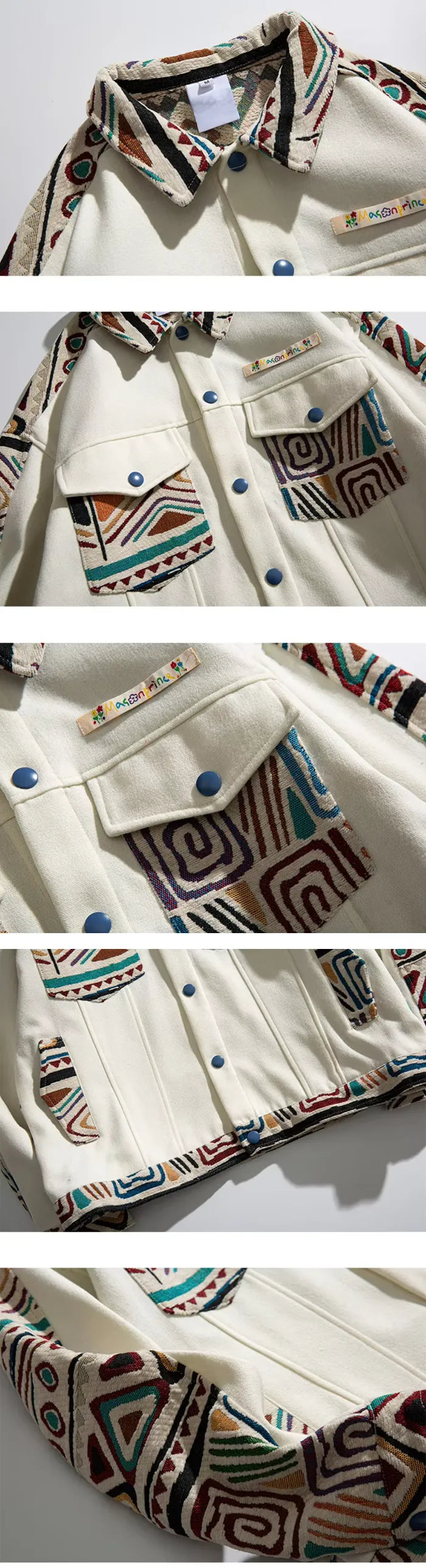 details of the Ethnic jacket "Yoshu"