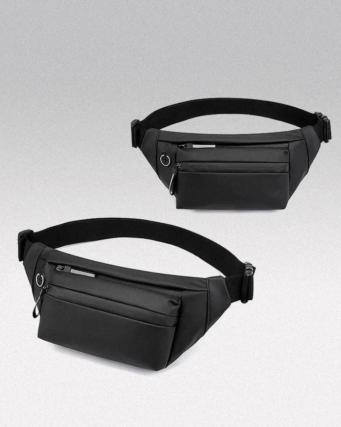 Fanny pack waterproof "Onan" in black color