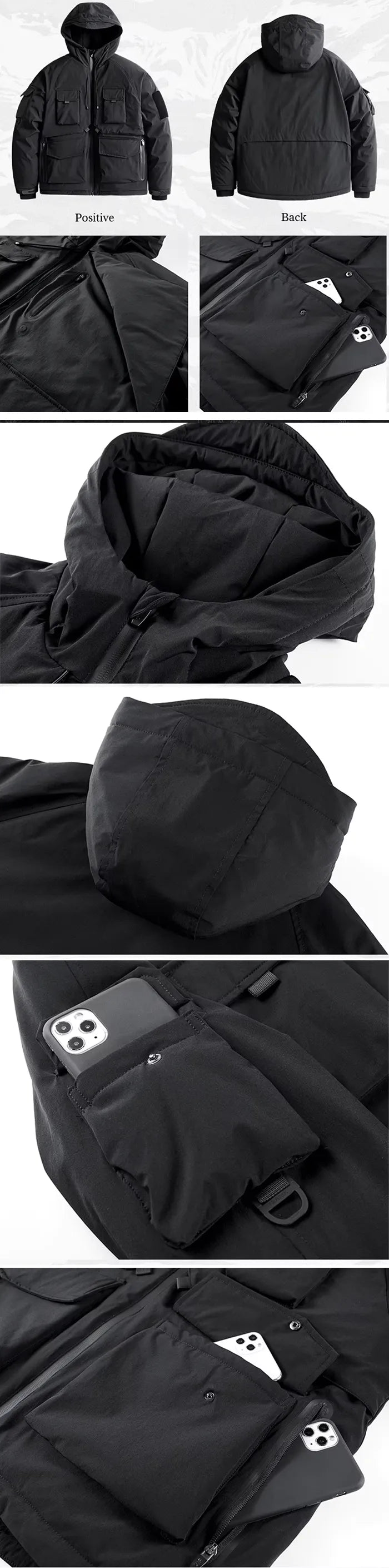 details of the Functional jacket "Izawa"