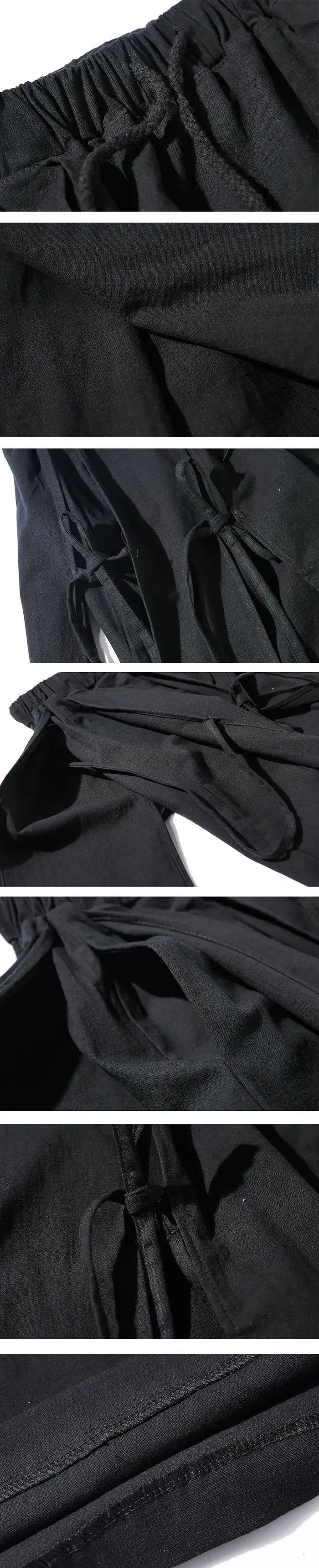 details of the Hakama samurai pants "Kasuga"