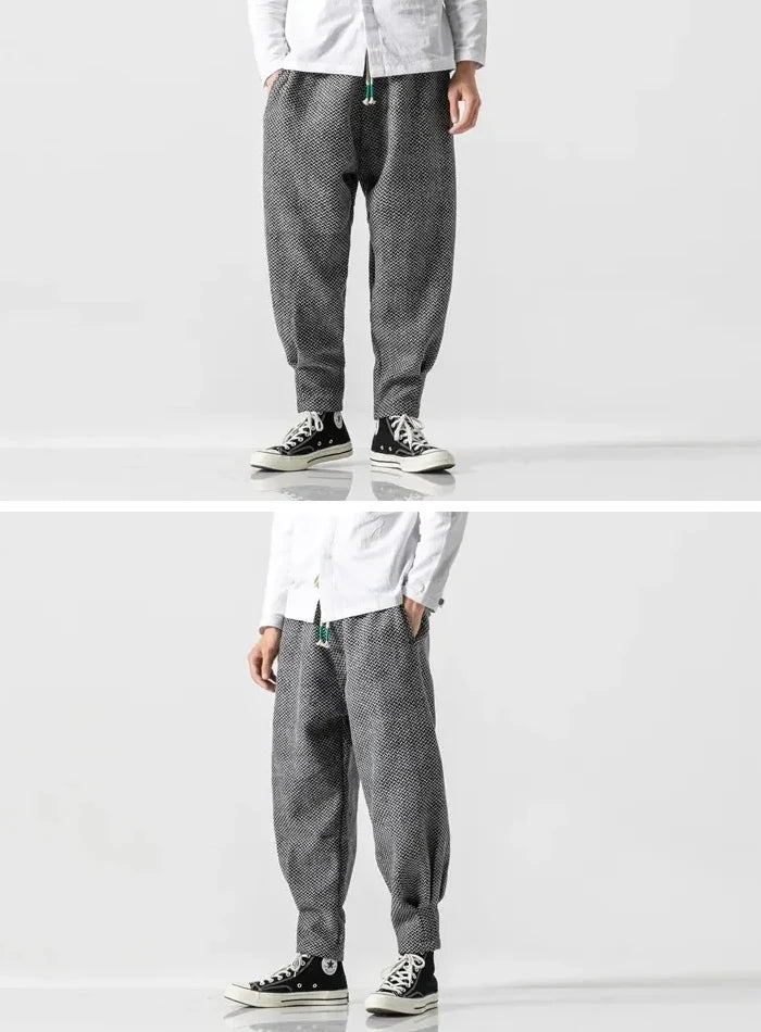 Harem pants men "Kama" grey