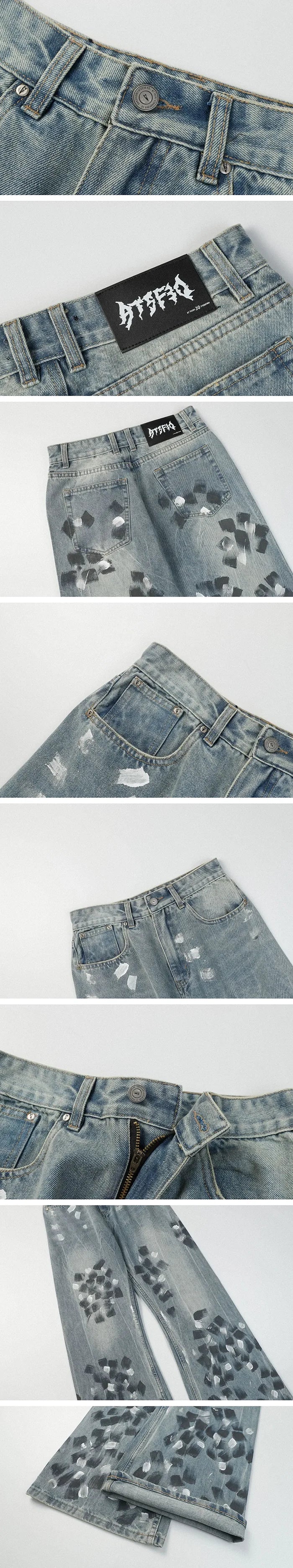 details of the Jeans y2k "Tamba"