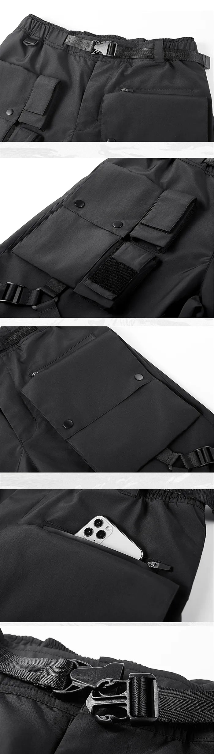 more details of the Men's tactical cargo shorts  "Chiba"