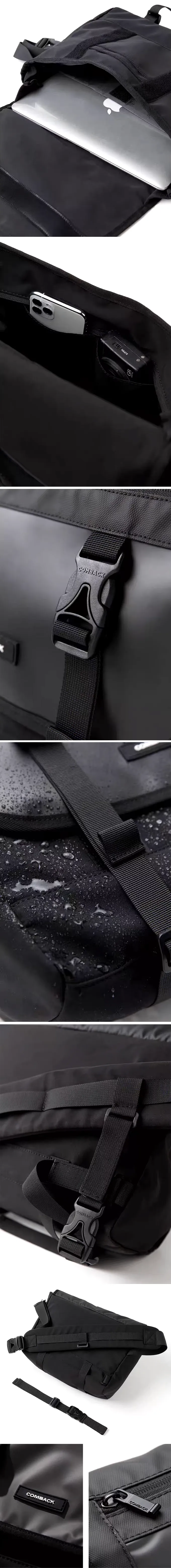 details of the Messenger bag streetwear "Tagajo"