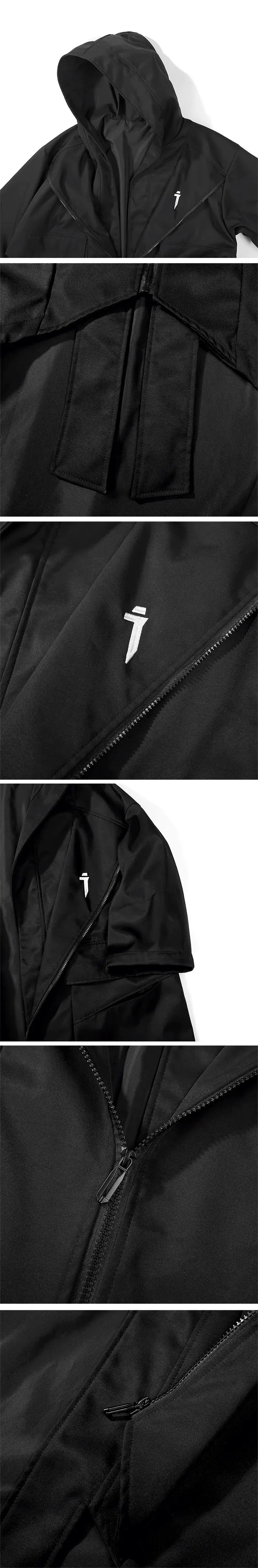 details of the Mid sleeve jacket "Okatu"