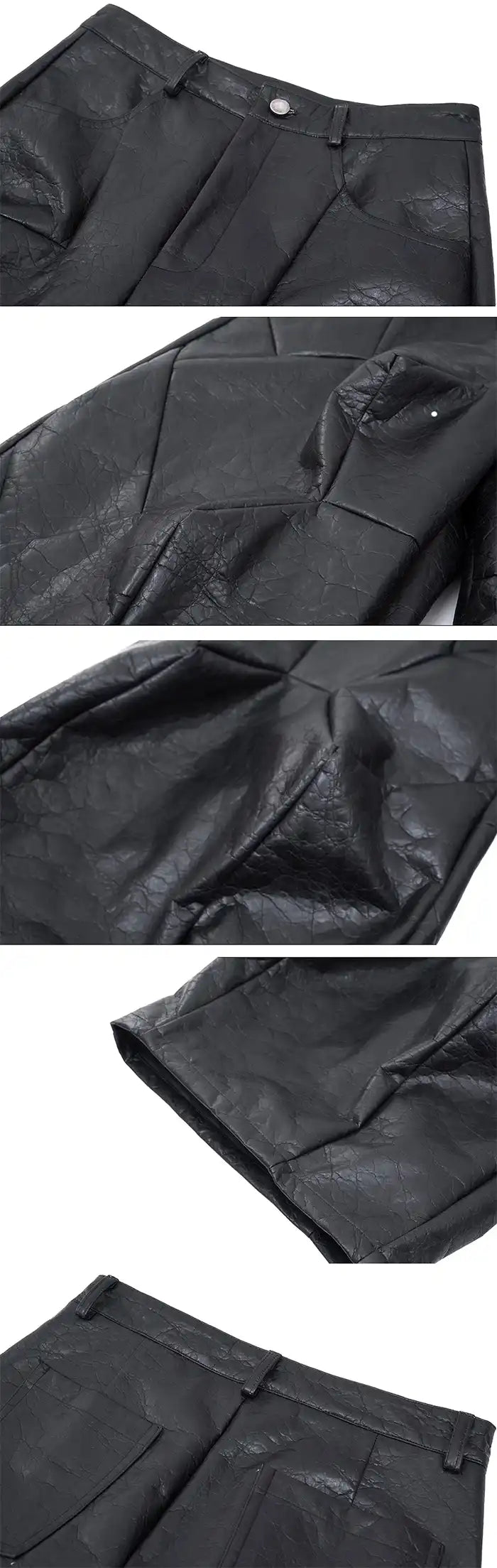 parts of the Opium Pu Leather Pants "Sharon"