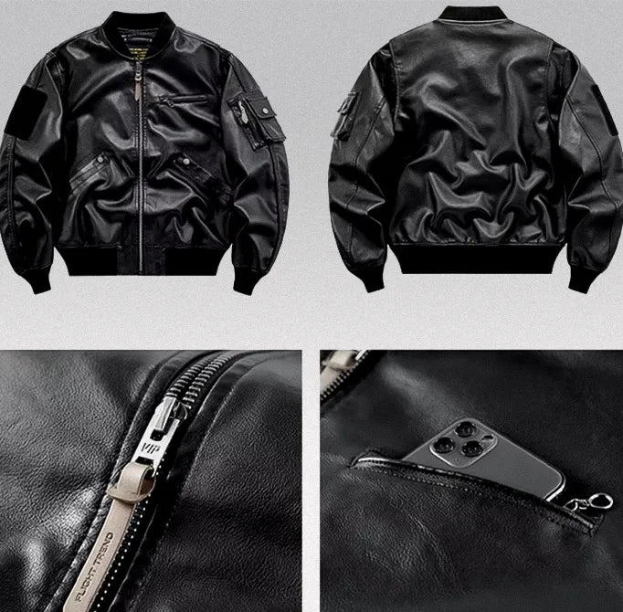 Pilot Leather Jacket "Sayuki"