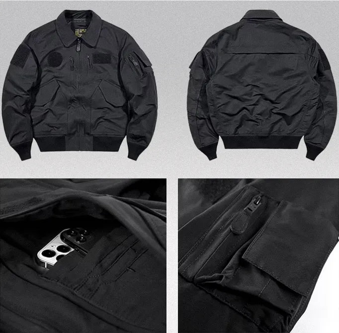 Pilot bomber jacket men's "Kanki"