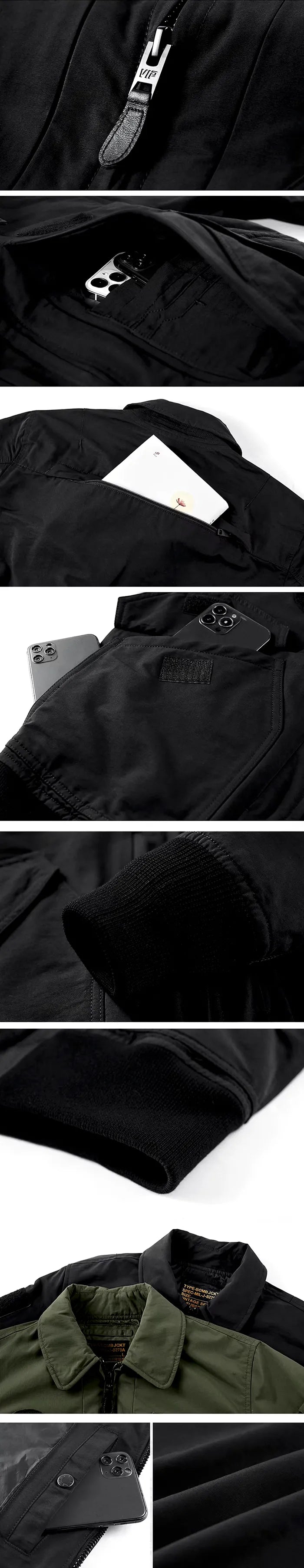 parts of the Pilot bomber jacket men's "Kanki"