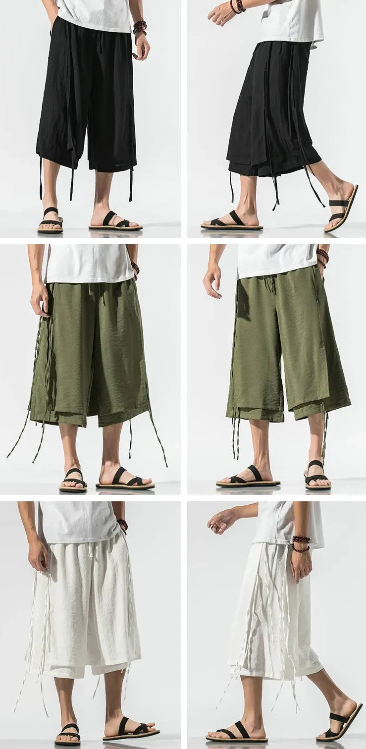 Short Hakama Pants "Nogata" in different colors