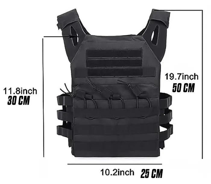 Tactical Vest "Kameka" dimensions