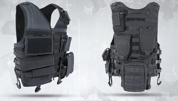Tactical Vest "Tokisho" side view and back
