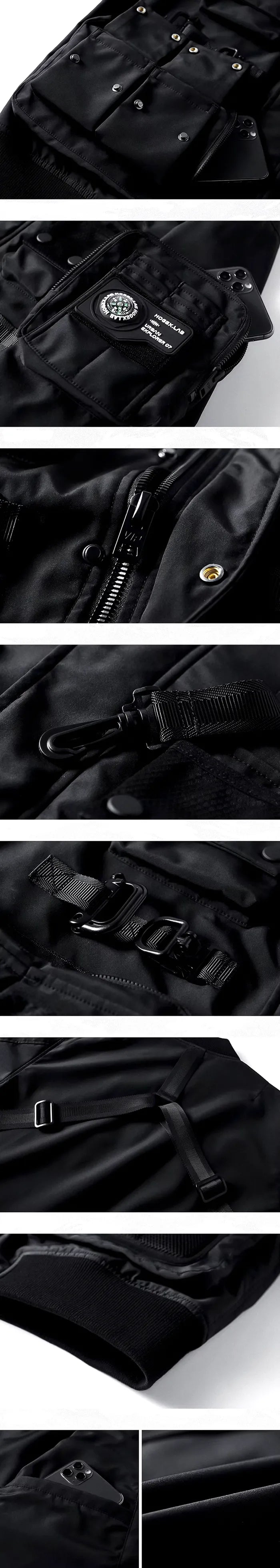 details of the Tactical bomber jacket "Bozuki"