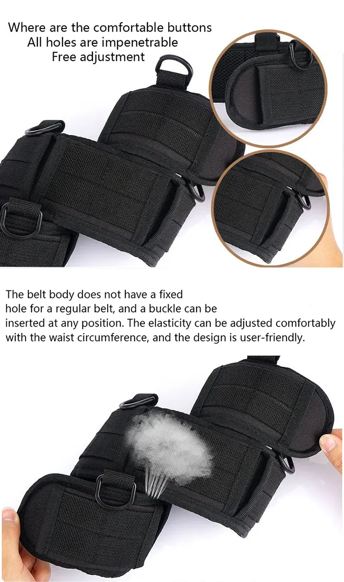 details of the Tactical molle belt "Toyoka"