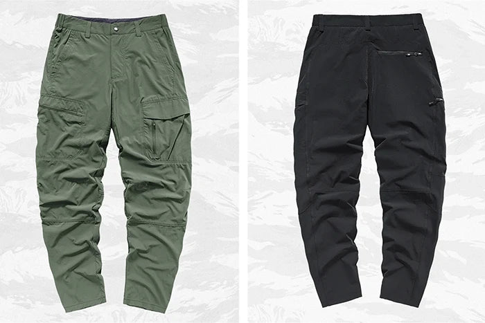 Tactical pants "Yachiyo" in green and black