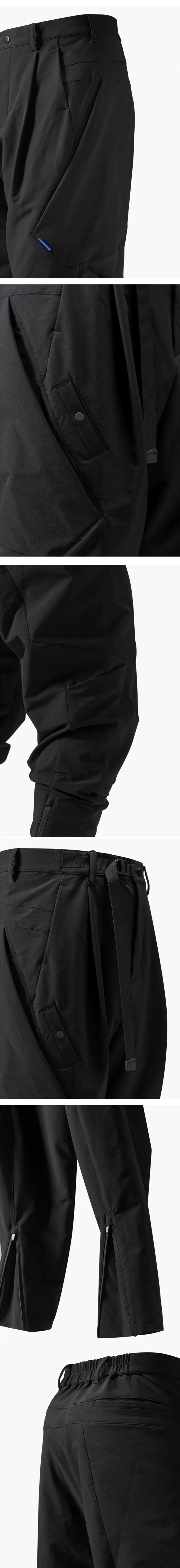 more details of the Tapered techwear pants "Chita"