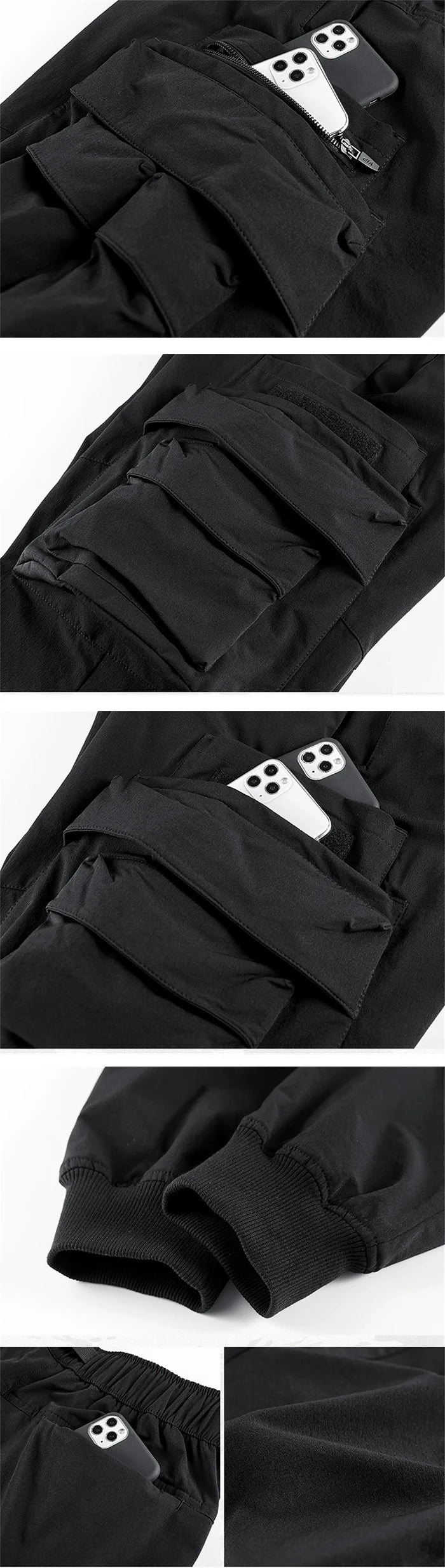 more details of the Tech wear pants "Abiko"