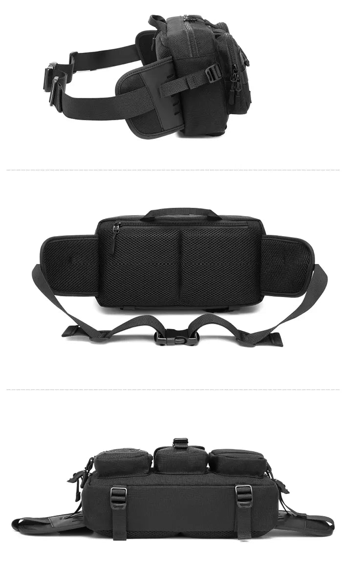Techwear Fanny Pack "Shioga" in differents angles