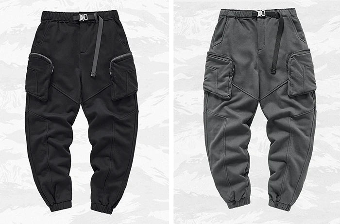 Techwear Sweatpants "Nagayama" in black and grey