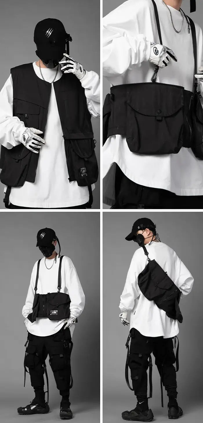 Techwear Vest "Akashi" different angles