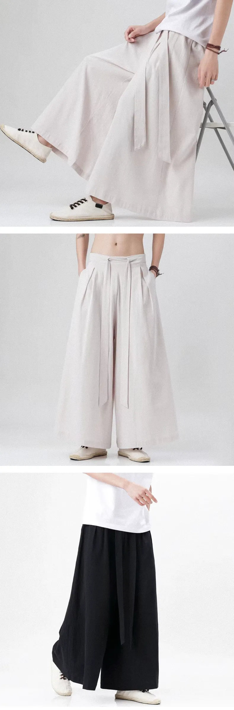 Wide-Leg Trousers "Kugiro"