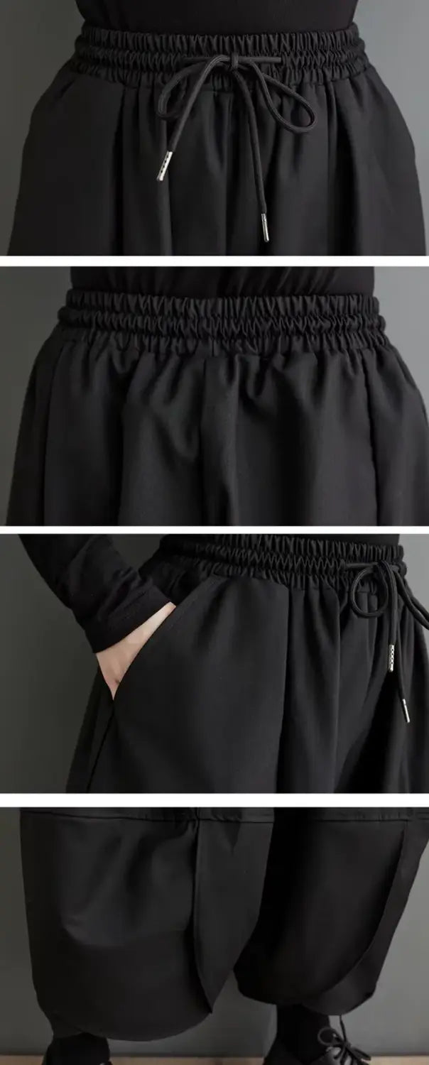 details of the Wide leg pants women "Sushiro"