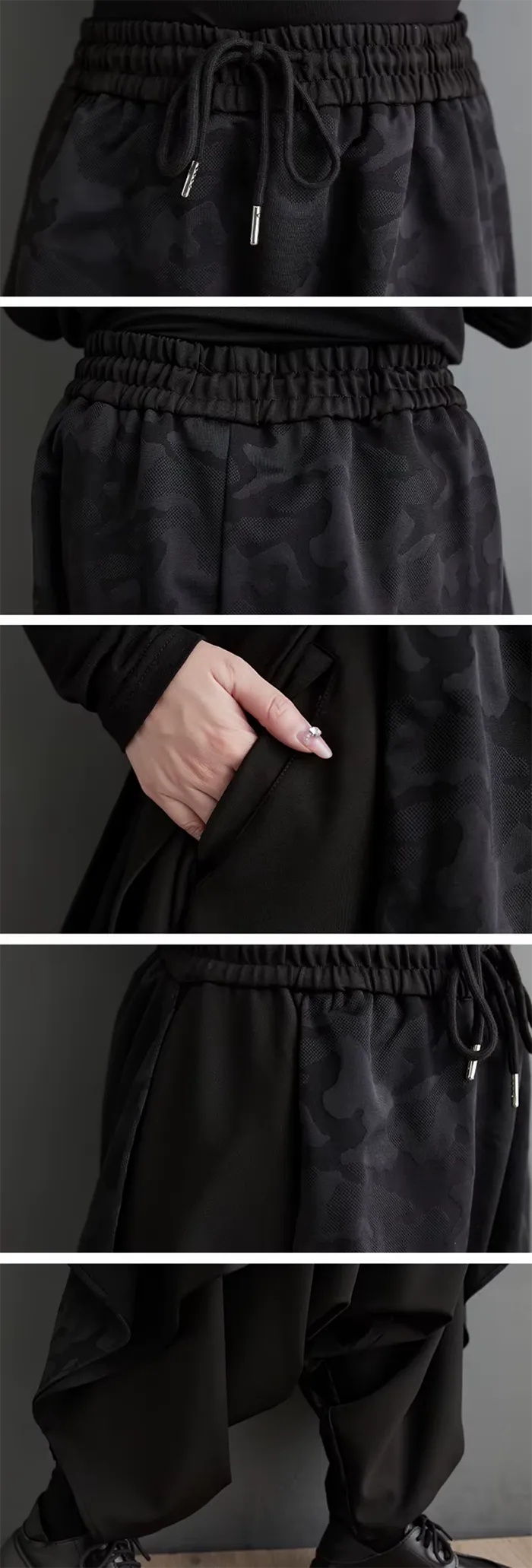 details of the Wide pants women "Kyoshi"