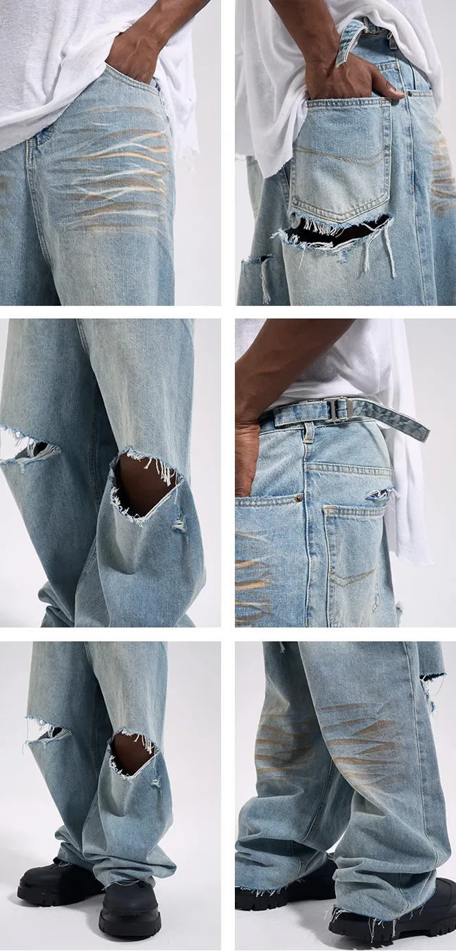 parts of the Y2k baggy jeans "Yabu"