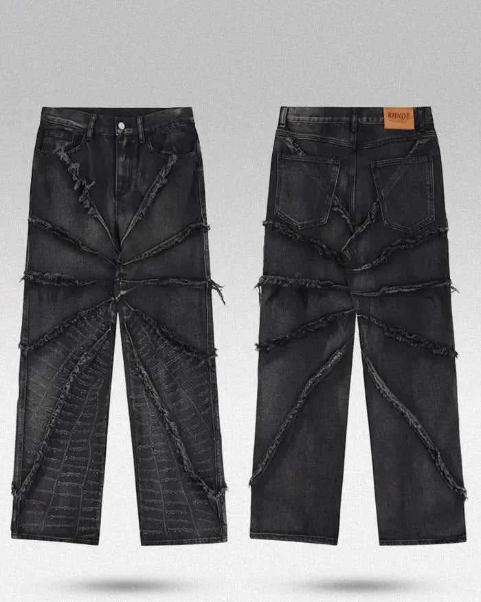 Y2k jeans baggy "Sumoto" front and back