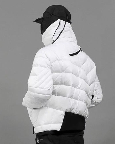 Asymmetrical down jacket ’Yashima’ - TECHWEAR STORM™