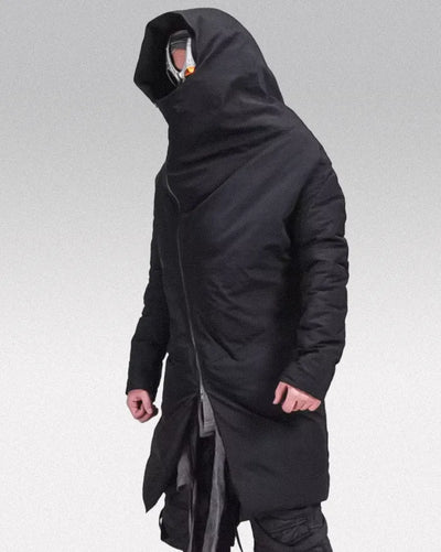 Asymmetrical zip down jacket ’Namega’ - TECHWEAR STORM™