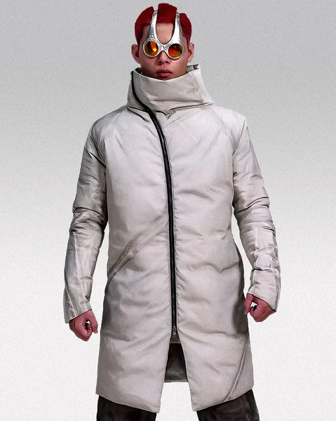 ジャケット・アウター OVER SILHOUETTE JACKET(MIX) asymmetrical-zip-jacket-kotoga