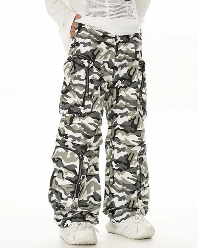 Baggy camo cargo pants ’Suwa’ - TECHWEAR STORM™