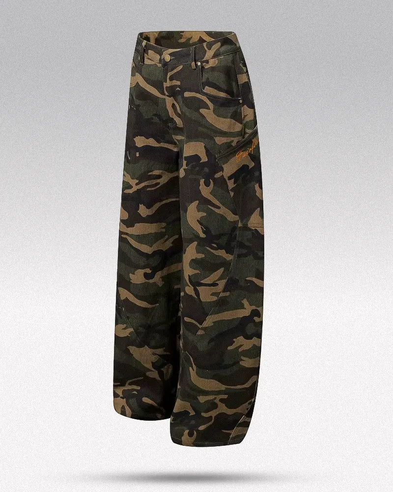 Baggy camo pants ’Kogane’ - TECHWEAR STORM™