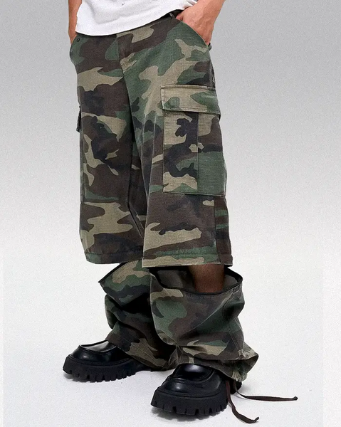 かつきくん着用　PLAYHOUR BAGGY CAMO PANTS 1 かつきくん着用 PLAYHOUR BAGGY CAMO PANTS 1 Camo Baggy Pants