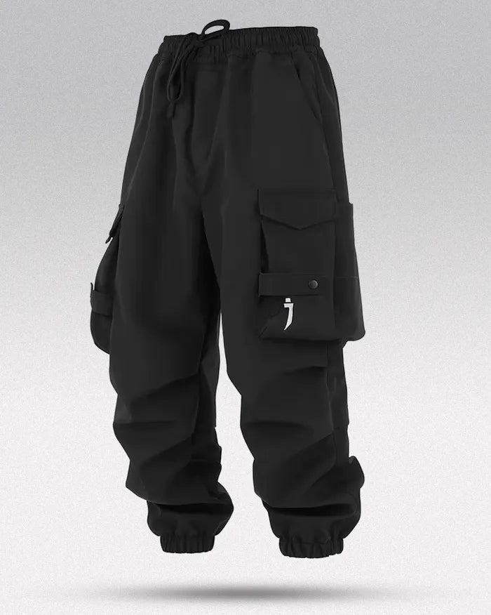 Baggy cargo Joggers ’Sugai’ - M / Black