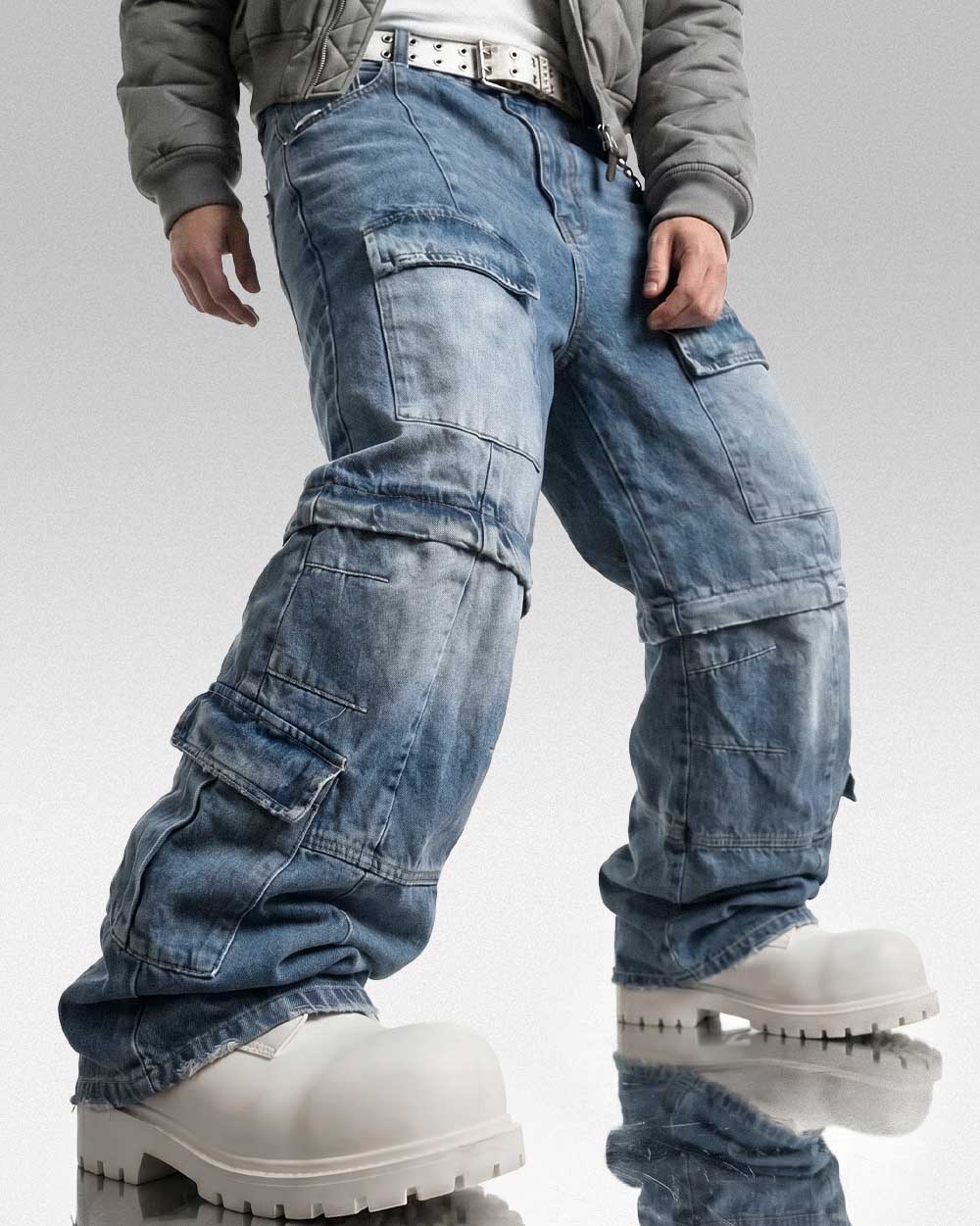 Baggy cargo pants y2k ’Hakui’