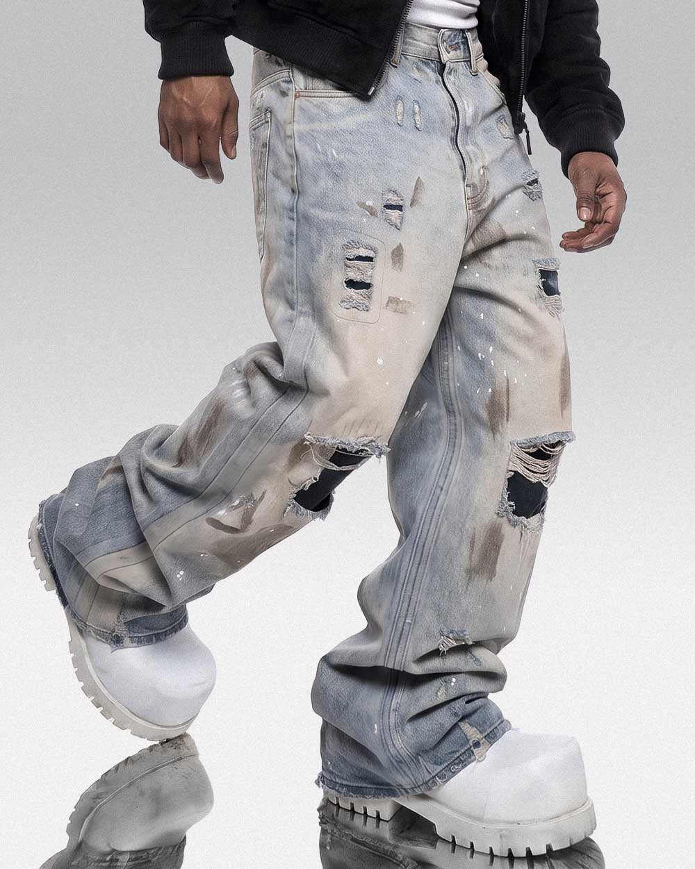 Baggy jeans men y2k ’Chinaka’ - M