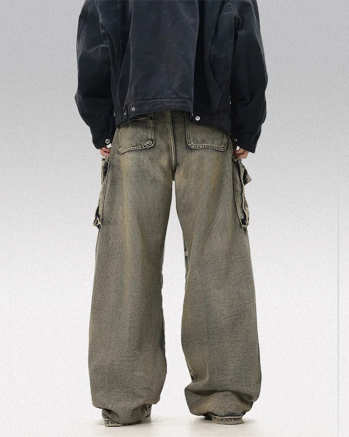 Baggy jeans men y2k ’Chinaka’ - TECHWEAR STORM™