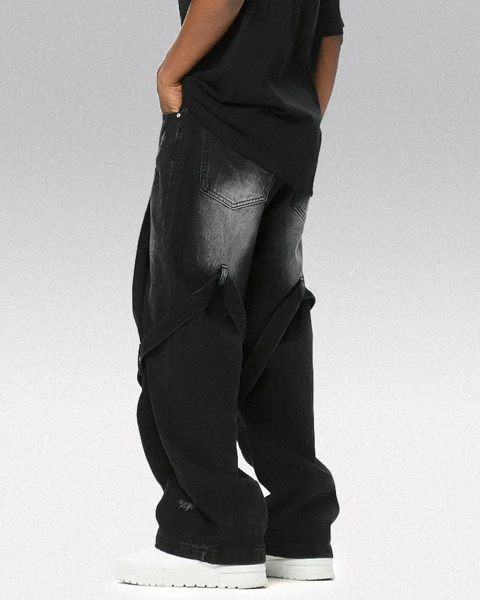 Baggy jeans men’s y2k ’Kumirai’ - TECHWEAR STORM™