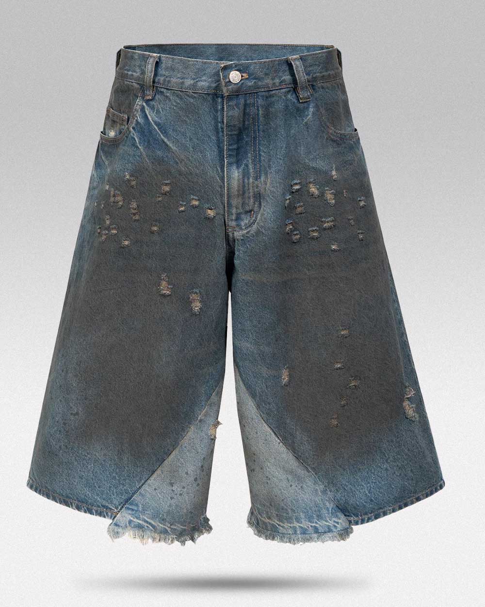 Baggy Jorts ’Vantek’ - Black Fade / M