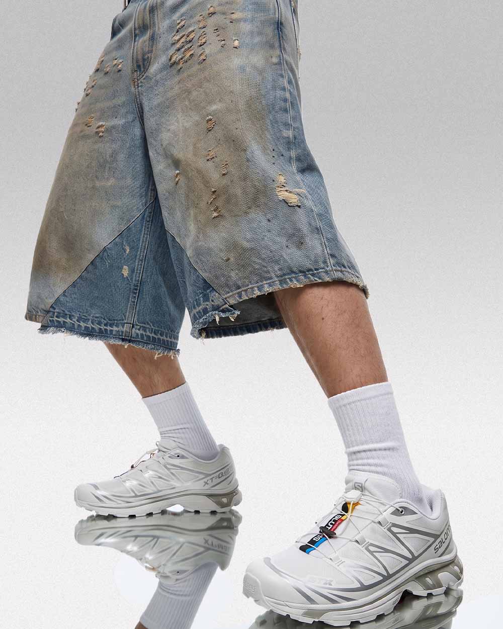 Baggy Jorts ’Vantek’ - Light Blue / M