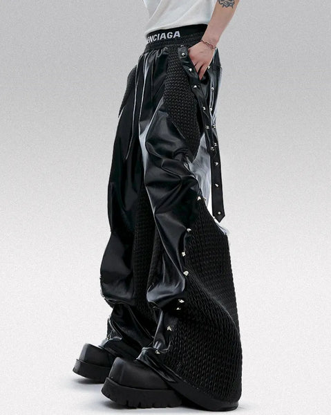 INSOBUZパンツ y2k uk drill pants opium 黒 Opium trousers 