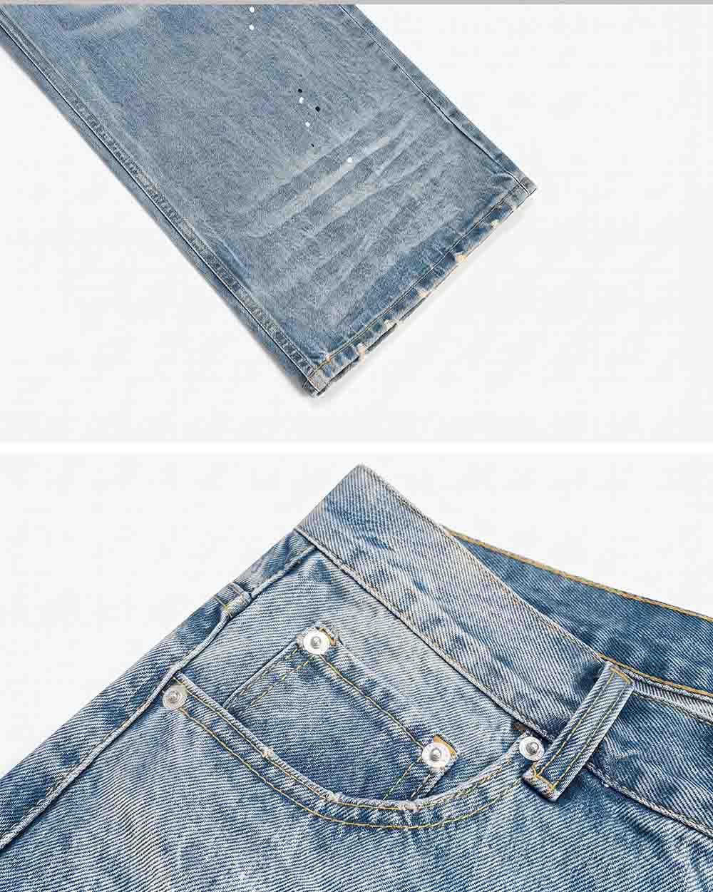 Baggy ripped jeans 