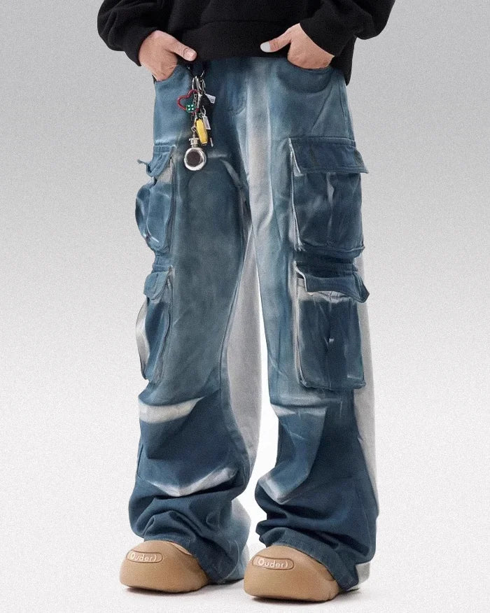 Baggy y2k jeans ’Kirishima’ - TECHWEAR STORM™