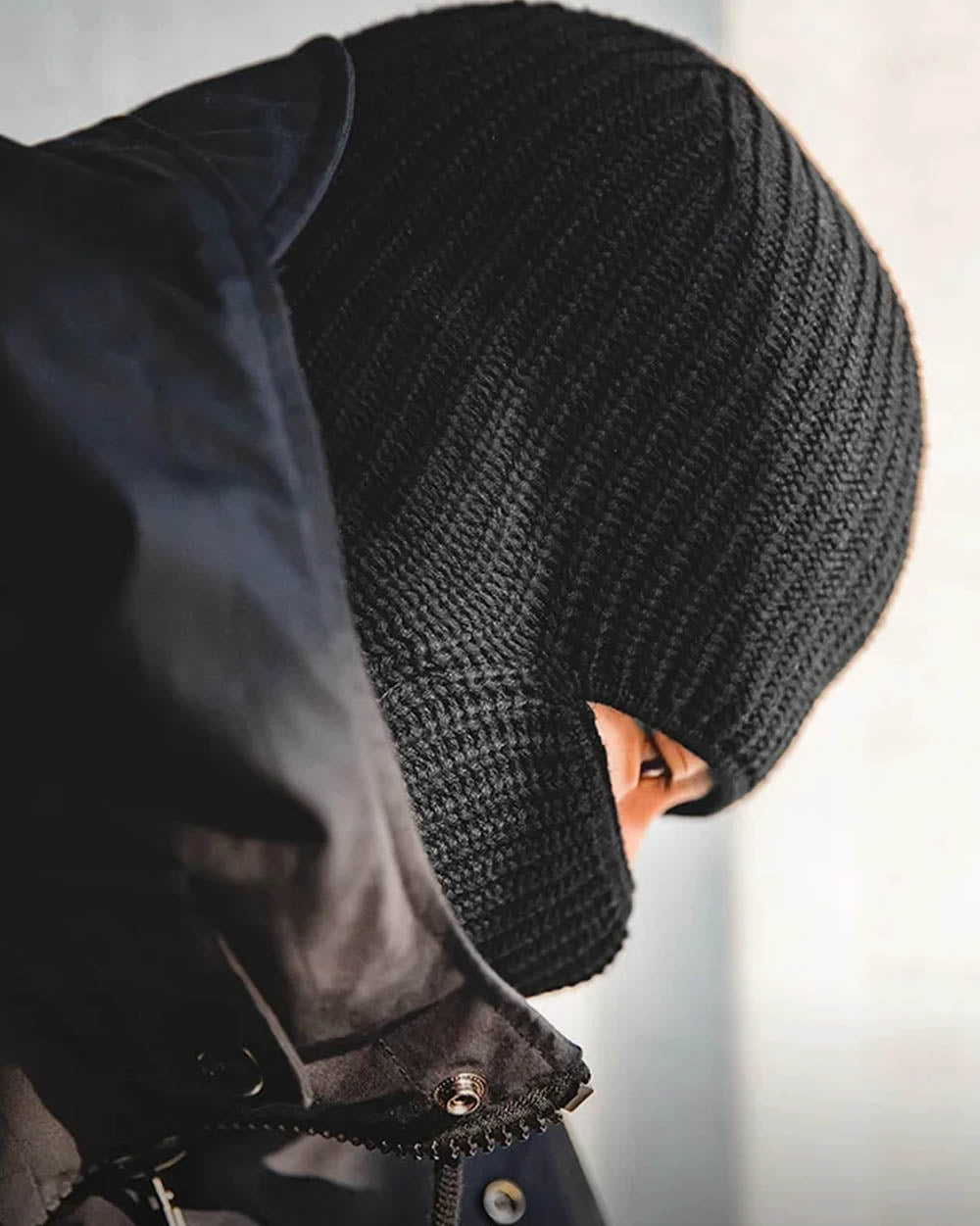 Balaclava beanie ’Nexa’ - Black
