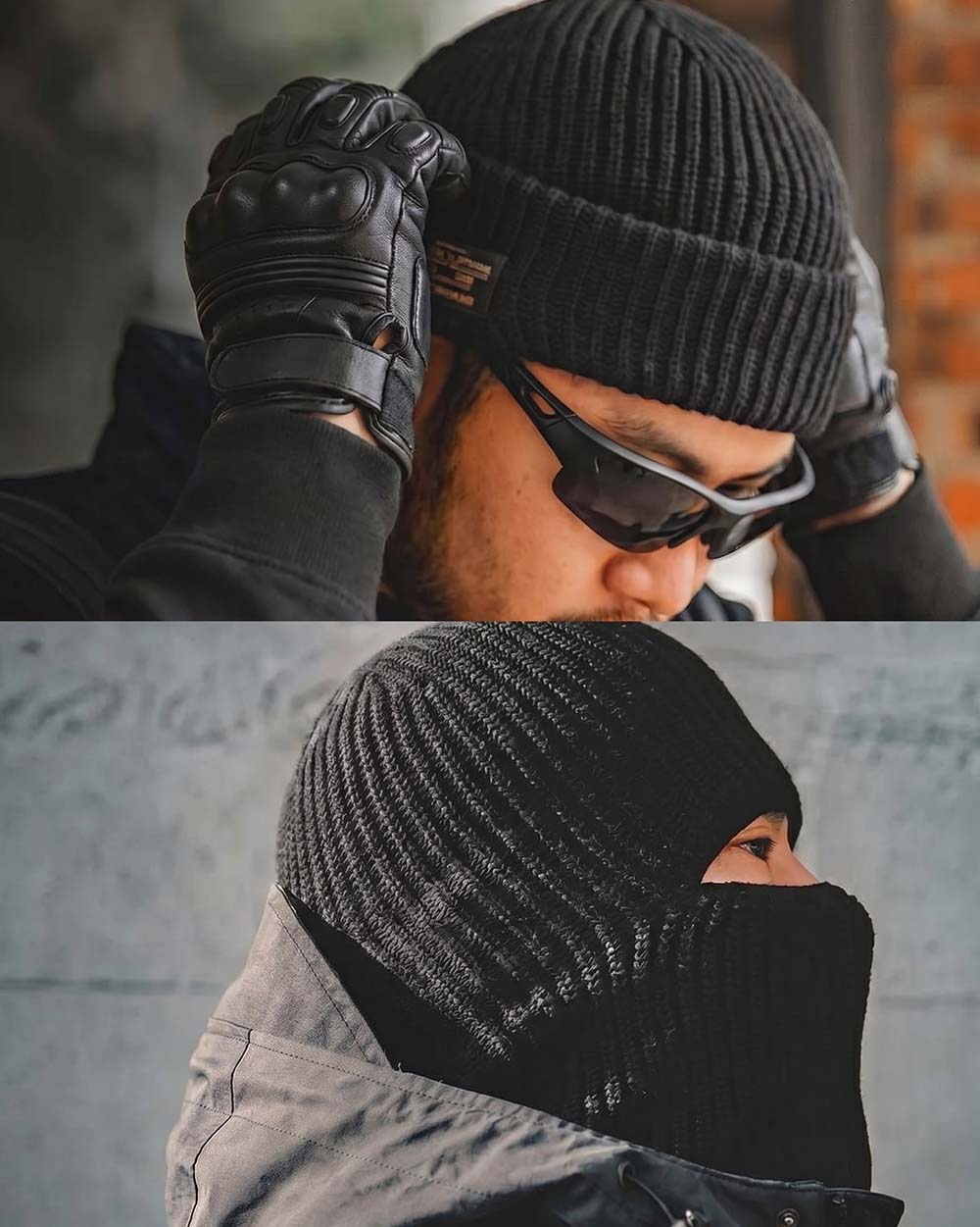 Balaclava beanie ’Nexa’ - Black