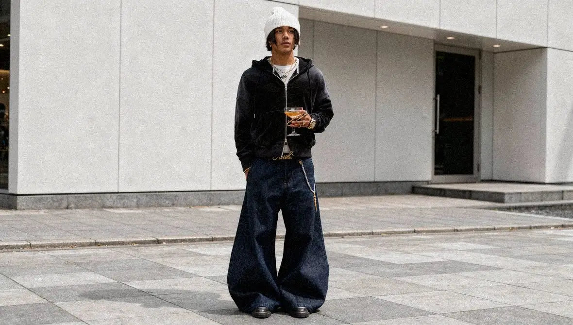 man in barrel jeans