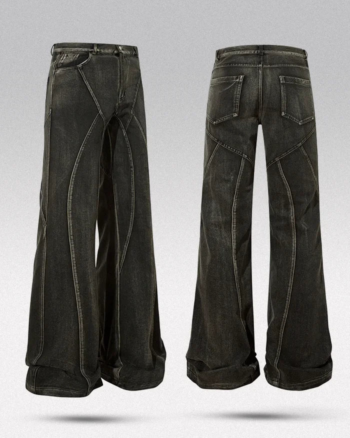 Black baggy jeans y2k ’Kanazawa’