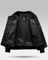 Black bomber jacket streetwear ’Haoki’ - TECHWEAR STORM™